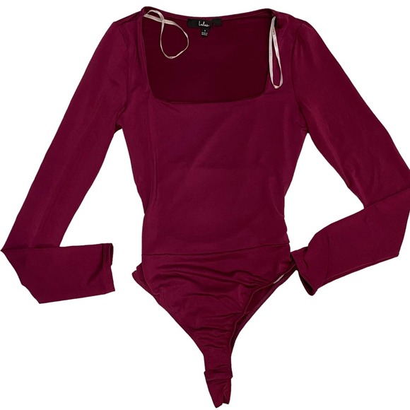 Lulu's Tops Lulus Long Sleeve Back Out Bodysuit Poshmark